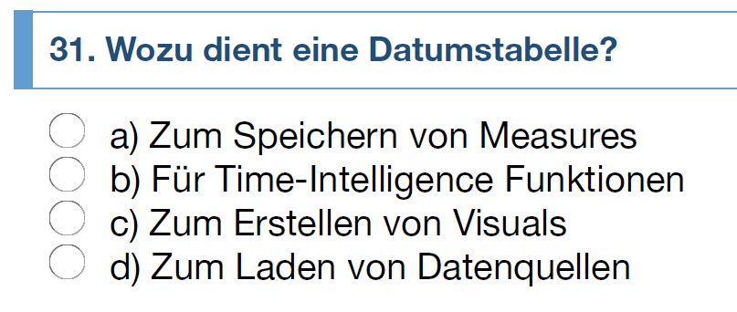 Ausschnitt aus Wissenstest